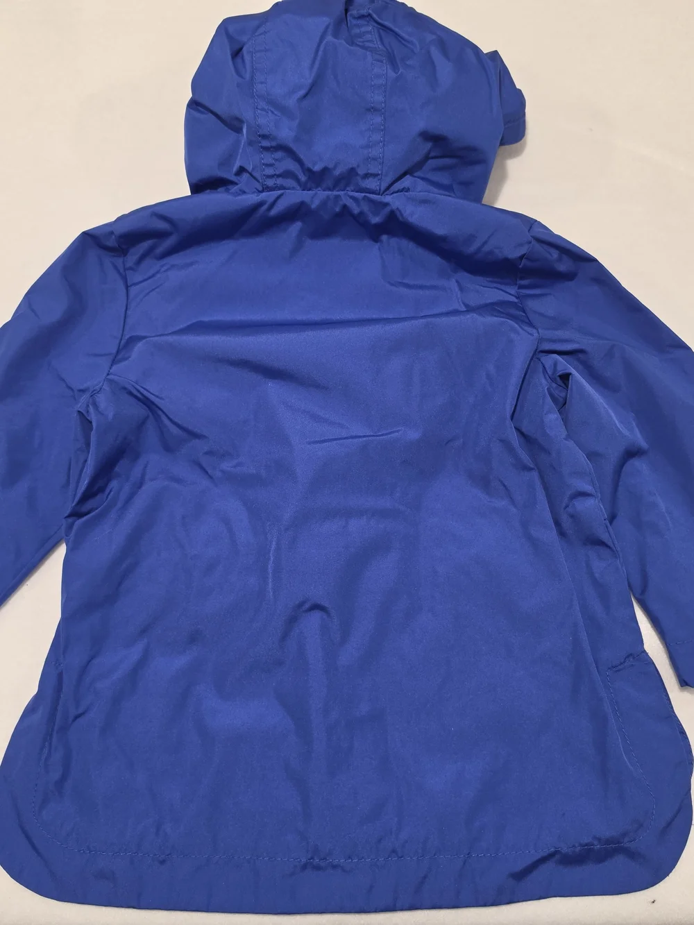 OshKosh B'gosh Royal Blue Hooded Raincoat with Star-Lined Hood